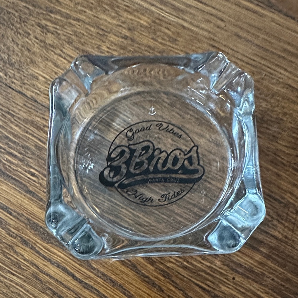 3 Bros Glass Ashtray